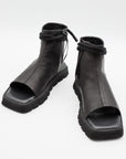 On Set Lace Sandal in Black by Puro-Puro-Idlewild-Cincinnati
