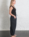 Organic Cotton 90's Top in Jet Black by St. Agni-St. Agni-Idlewild-Cincinnati