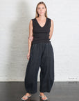 Organic Cotton 90's Top in Jet Black by St. Agni-St. Agni-Idlewild-Cincinnati