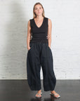 Organic Cotton 90's Top in Jet Black by St. Agni-St. Agni-Idlewild-Cincinnati
