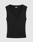 Organic Cotton 90's Top in Jet Black by St. Agni-St. Agni-Idlewild-Cincinnati