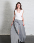 Organic Cotton 90's Top in White by St. Agni-St. Agni-Idlewild-Cincinnati