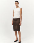 Organic Cotton Ballerina Top in White by St. Agni-St. Agni-Idlewild-Cincinnati