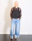 Organza Menz Shirt in Black by Planet-Planet-Idlewild-Cincinnati