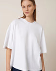 Oversized Boxy Tee in White by Kowtow-Kowtow-Idlewild-Cincinnati