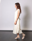 Oversized Midi Dress in Antique White by Sanctamuerte-Dresses-SANCTAMUERTE-Idlewild