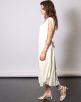 Oversized Midi Dress in Antique White by Sanctamuerte-Dresses-SANCTAMUERTE-Idlewild