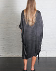 Oversized Midi Dress in Emerald Grey by Sanctamuerte-SANCTAMUERTE-Idlewild-Cincinnati