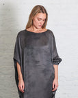 Oversized Midi Dress in Emerald Grey by Sanctamuerte-SANCTAMUERTE-Idlewild-Cincinnati