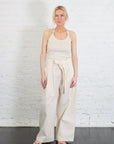 Paper-Bag Pleated Trouser in Rice White by 7115 by Szeki-7115 by Szeki-Idlewild-Cincinnati