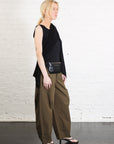 Papery Lantern Trouser in Olive Gray by 7115 by Szeki-7115 by Szeki-Idlewild-Cincinnati