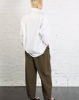 Papery Lantern Trouser in Olive Gray by 7115 by Szeki-7115 by Szeki-Idlewild-Cincinnati