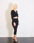 Regent Cropped Cardigan in Black by K. Becker-K. Becker-Idlewild-Cincinnati