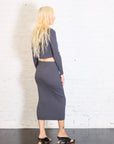 Regent Cropped Cardigan in Slate Grey by K. Becker-K. Becker-Idlewild-Cincinnati