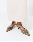 Petit Pouch Heel in Oak by St Agni-St. Agni-Idlewild-Cincinnati