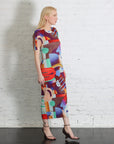 Playground Dress in Red by Pleats Please Issey Miyake-Pleats Please Issey Miyake-Idlewild-Cincinnati