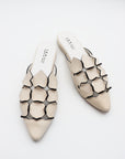 Pointed Toe Flat in White by I.N.K-I.N.K-Idlewild-Cincinnati