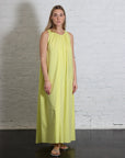 Poplin Maxi Dress in Limone by Alysi-Alysi-Idlewild-Cincinnati