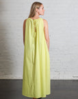 Poplin Maxi Dress in Limone by Alysi-Alysi-Idlewild-Cincinnati
