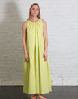 Poplin Maxi Dress in Limone by Alysi-Alysi-Idlewild-Cincinnati