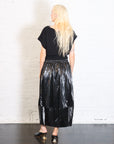 Puff Skirt in Crushed Patent Black by Planet-Planet-Idlewild-Cincinnati