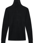Quarter Zip Turtleneck in Black by 6397-6397-Idlewild-Cincinnati
