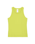 Racerback Singlet in Fluro Yellow by Kowtow-Tops-Kowtow-Idlewild