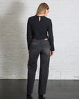 Raw Apron Top in Black by Lauren Manoogian-Lauren Manoogian-Idlewild-Cincinnati