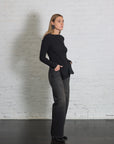 Raw Apron Top in Black by Lauren Manoogian-Lauren Manoogian-Idlewild-Cincinnati