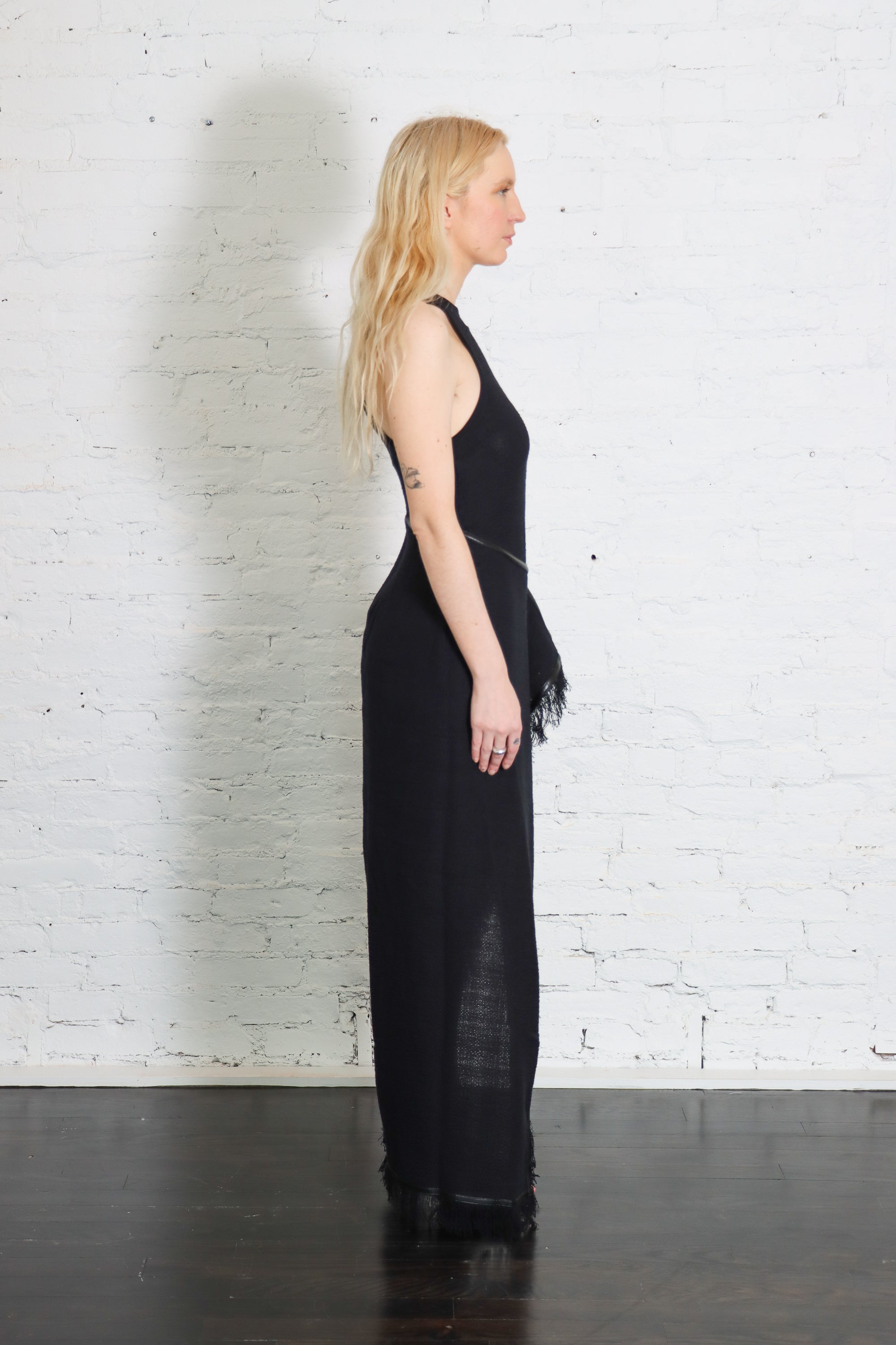 off white halter dress Juliette Halter Satin Wedding Dress | Made-To-Order