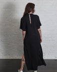 Relaxed Tee Dress in Black by St. Agni-St. Agni-Idlewild-Cincinnati