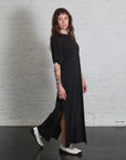 Relaxed Tee Dress in Black by St. Agni-St. Agni-Idlewild-Cincinnati