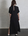 Relaxed Tee Dress in Black by St. Agni-St. Agni-Idlewild-Cincinnati