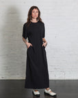 Relaxed Tee Dress in Black by St. Agni-St. Agni-Idlewild-Cincinnati