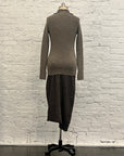 Rib Split Turtleneck in Cinder by Lauren Manoogian-Lauren Manoogian-Idlewild-Cincinnati