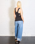 Ribbed T Racerback Tank in Black by Tibi-Tibi-Idlewild-Cincinnati