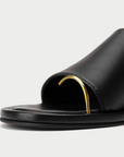 Ring Mule in Black by HVÓYA-Shoes-HVÓYA-Idlewild
