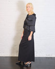 Sateen Jackie O Top in Black by Planet-Planet-Idlewild-Cincinnati