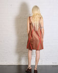 Satin Seamed Sleeveless Mini Dress in Brown by MM6 Maison Margiela-MM6-Idlewild-Cincinnati
