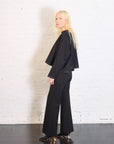 Scuba Bell Bottom Pants in Black by Planet-Planet-Idlewild-Cincinnati