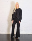Scuba Bell Bottom Pants in Black by Planet-Planet-Idlewild-Cincinnati