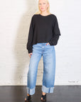 Scuba Mini Puff Top in Black by Planet-Planet-Idlewild-Cincinnati
