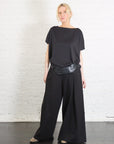 Scuba Single Pleat Pants in Black by Planet-Planet-Idlewild-Cincinnati