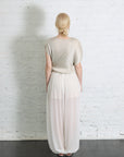 Sheer Balloon Pant in Bianco by Alysi-Alysi-Idlewild-Cincinnati