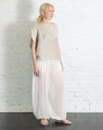 Sheer Balloon Pant in Bianco by Alysi-Alysi-Idlewild-Cincinnati