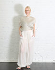 Sheer Balloon Pant in Bianco by Alysi-Alysi-Idlewild-Cincinnati