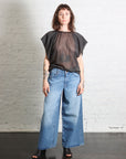 Sheer Blouse in Lavagna by Alysi-Alysi-Idlewild-Cincinnati