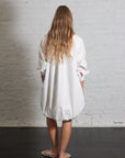 Shirt Bubble Dress in White by Shwetambari-Shwetambari-Idlewild-Cincinnati