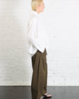Signature Cocoon Dress Shirt in Off White by 7115 by Szeki-7115 by Szeki-Idlewild-Cincinnati