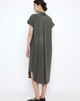 Signature Maxi Shirtdress in Pewter Green by 7115 by Szeki-7115 by Szeki-Idlewild-Cincinnati